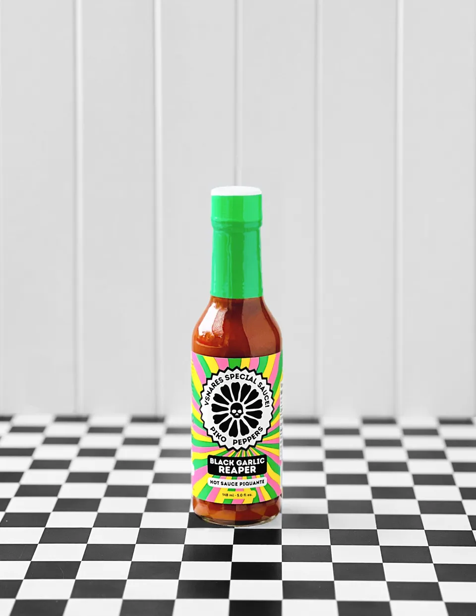 piko-peppers-sauce-sp-ciale-vsnares-sauce-piquante-ail-noir-reaper image 1