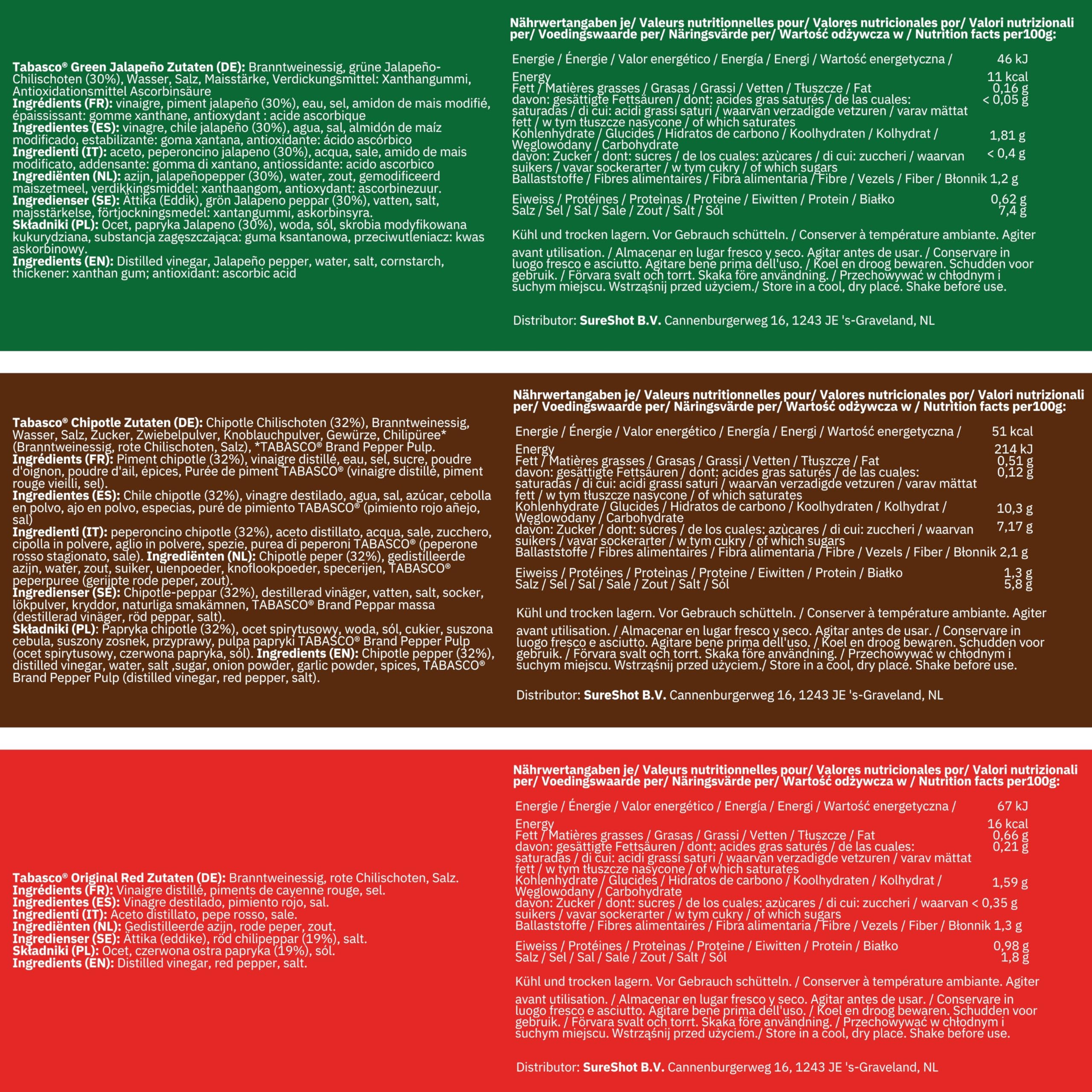 tabasco-coffret-cadeau-hot-ones-deluxe-5-sauces-piquantes-x-60-ml image 2