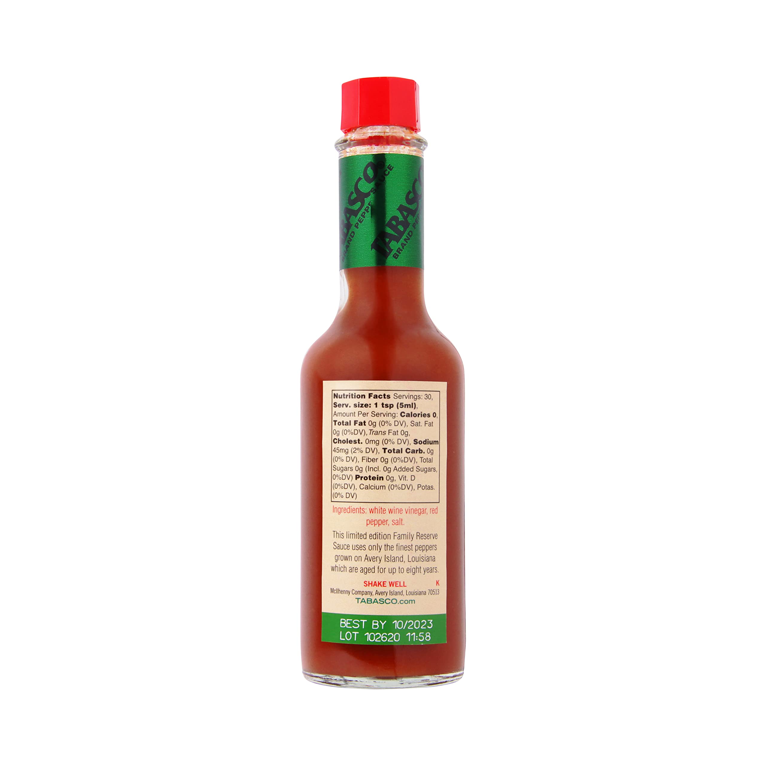 tabasco-family-reserve-sauce-piquante-148-ml-piment-vieilli-8-ans image 2