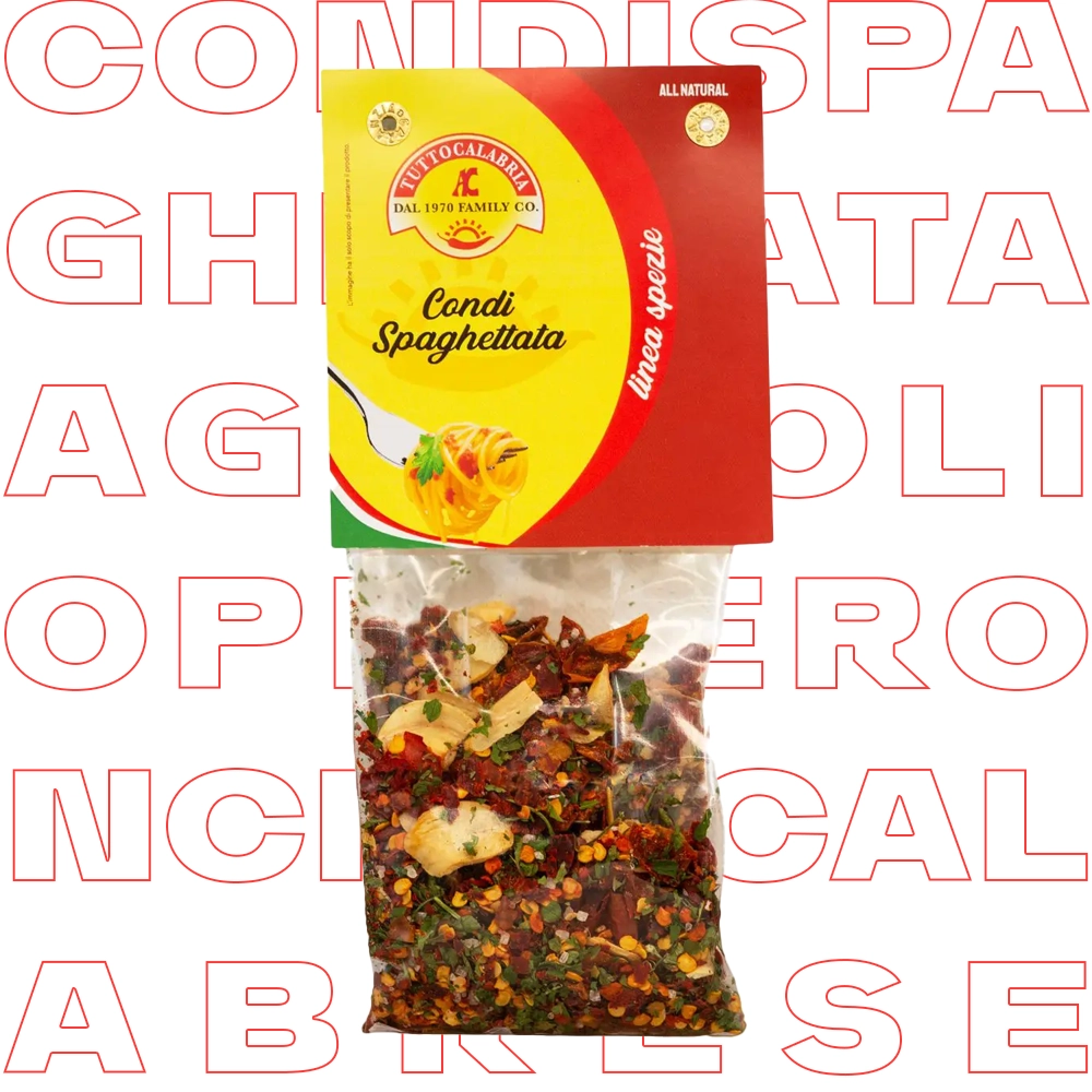 tuttocalabria-condi-spaghettata-assaisonnement-spaghetti-aglio-olio-e-peperoncin image 1