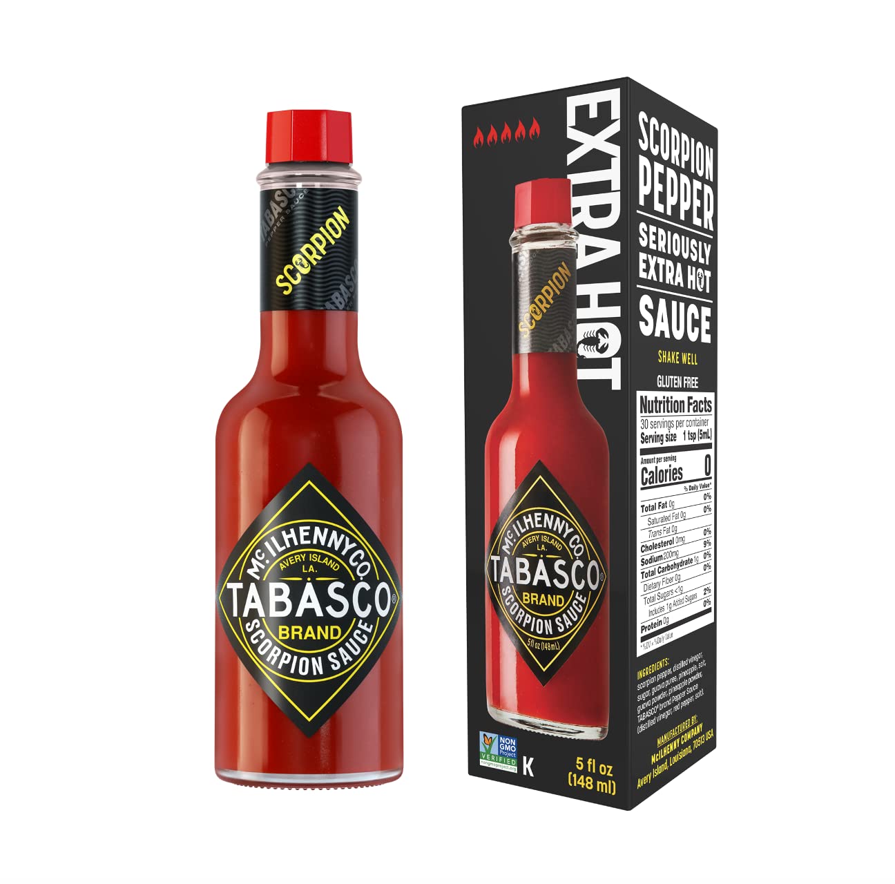tabasco-duo-2-x-148-ml-scorpion-sauce-habanero-sauce-extra-fortes image 3