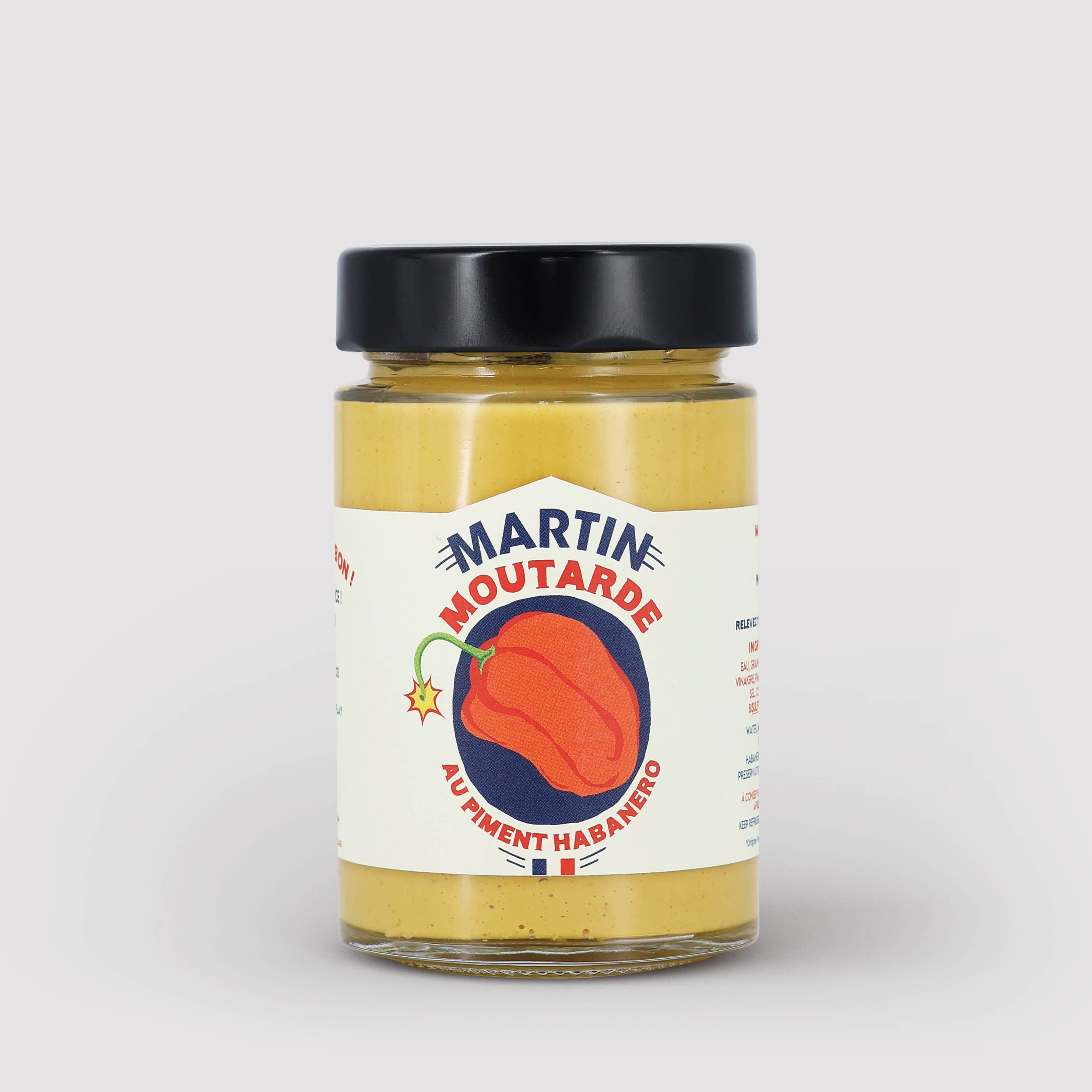 maison-martin-moutarde-au-piment-habanero-pot-classique image 1