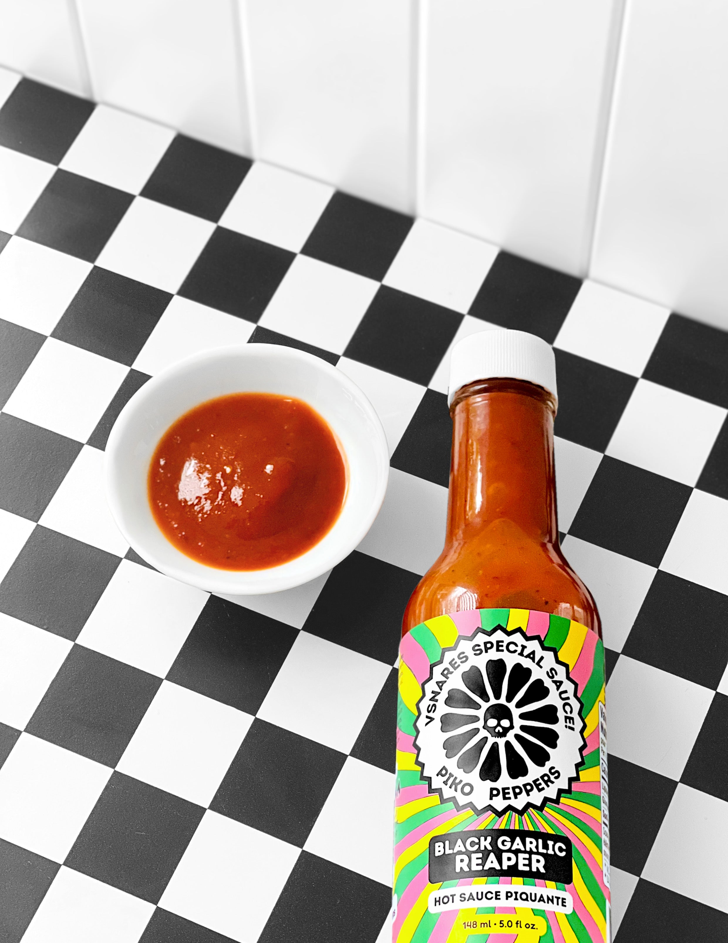 piko-peppers-sauce-sp-ciale-vsnares-sauce-piquante-ail-noir-reaper image 4