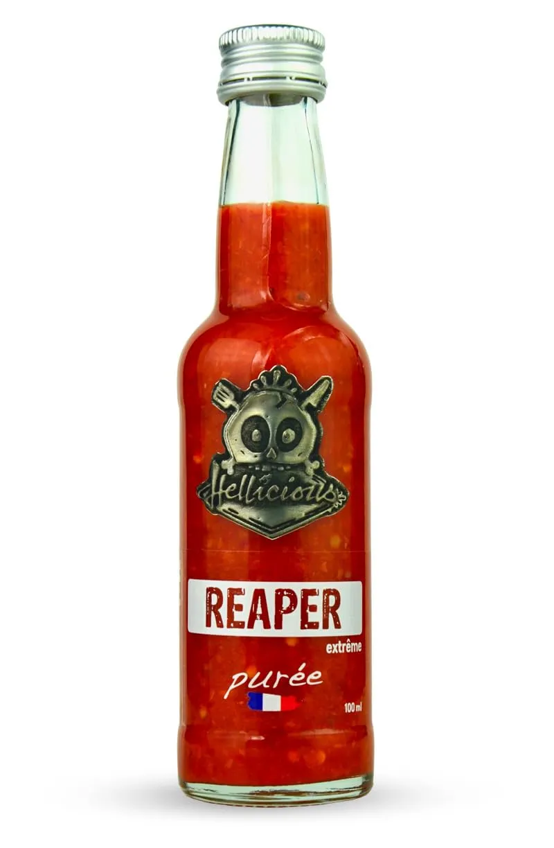 hellicious-pur-e-de-piment-carolina-reaper-sauce-extr-me-fabriqu-e-en-france image 1