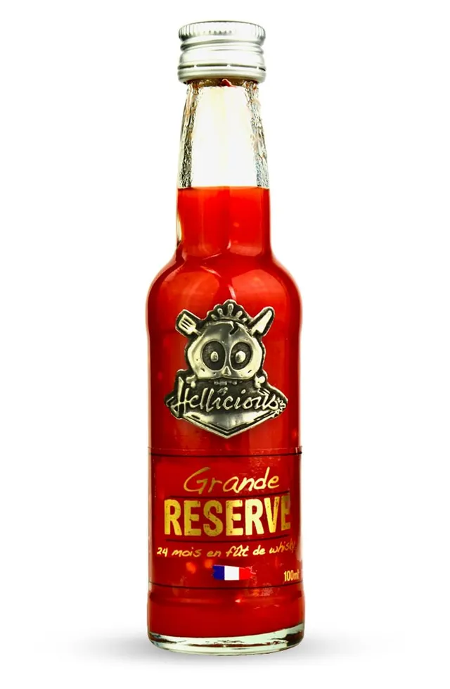 hellicious-grande-r-serve-24-mois-sauce-piquante-habanero-ferment-e-en-f-t-de-wh image 1