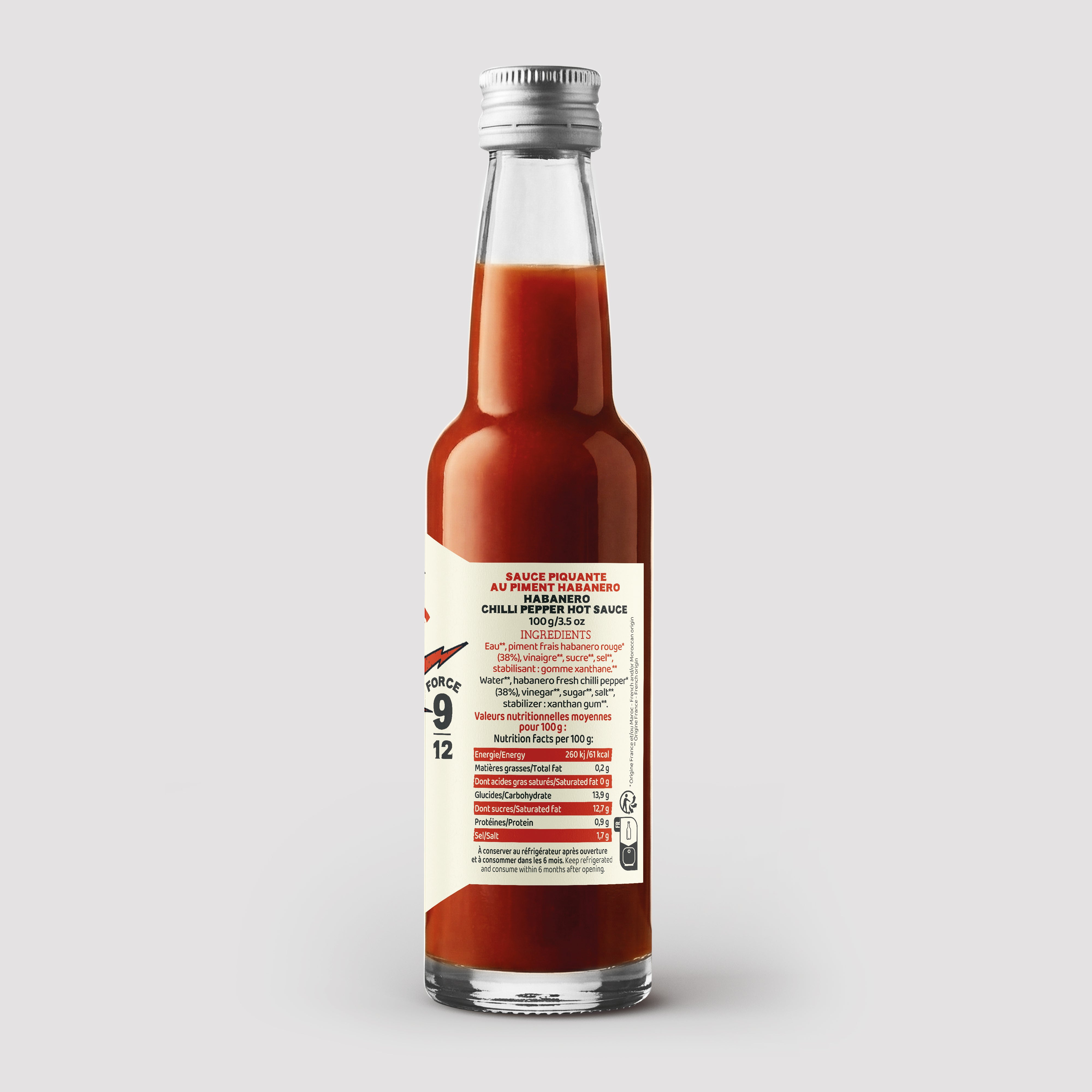 maison-martin-foudre-sauce-piment-e-habanero-rouge-force-9-12 image 2