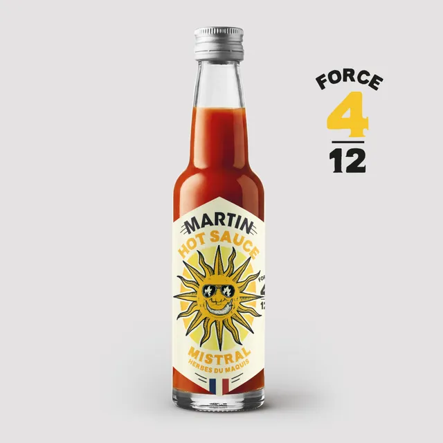 maison-martin-mistral-force-4-12-sauce-piquante-herbes-du-maquis-100g image 1