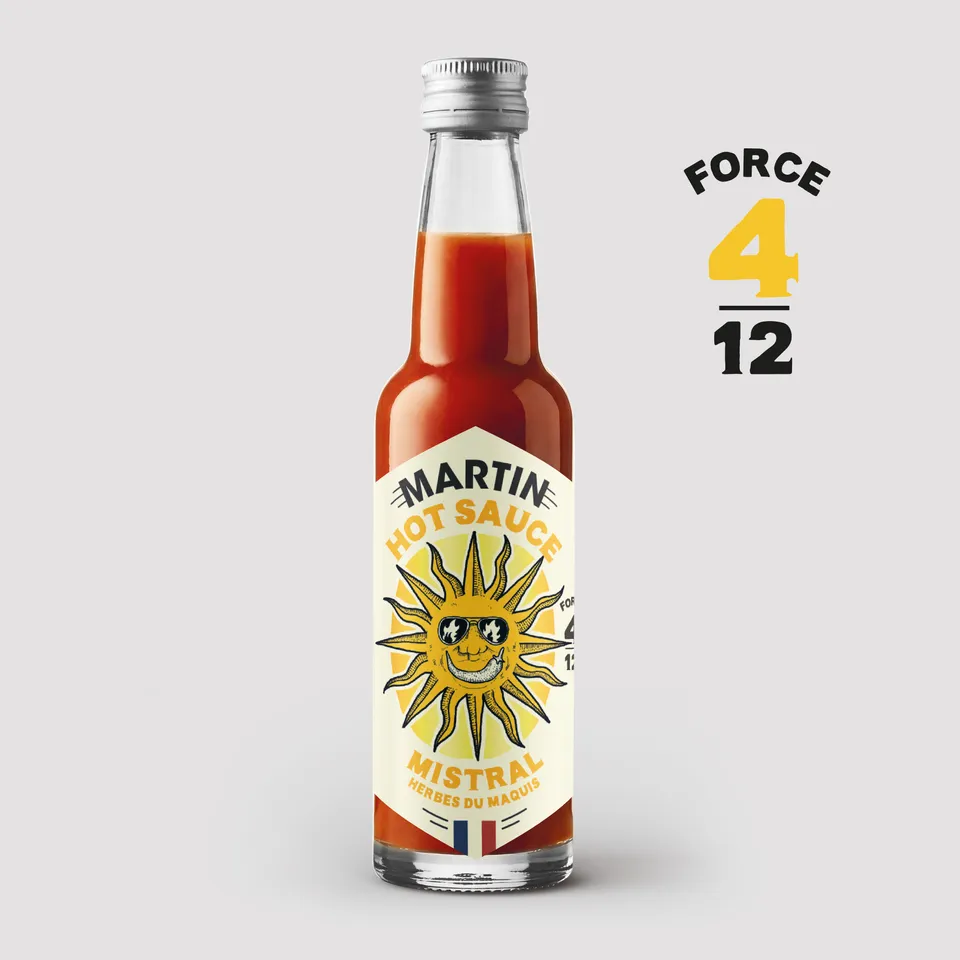maison-martin-mistral-force-4-12-sauce-piquante-herbes-du-maquis-100g image 1