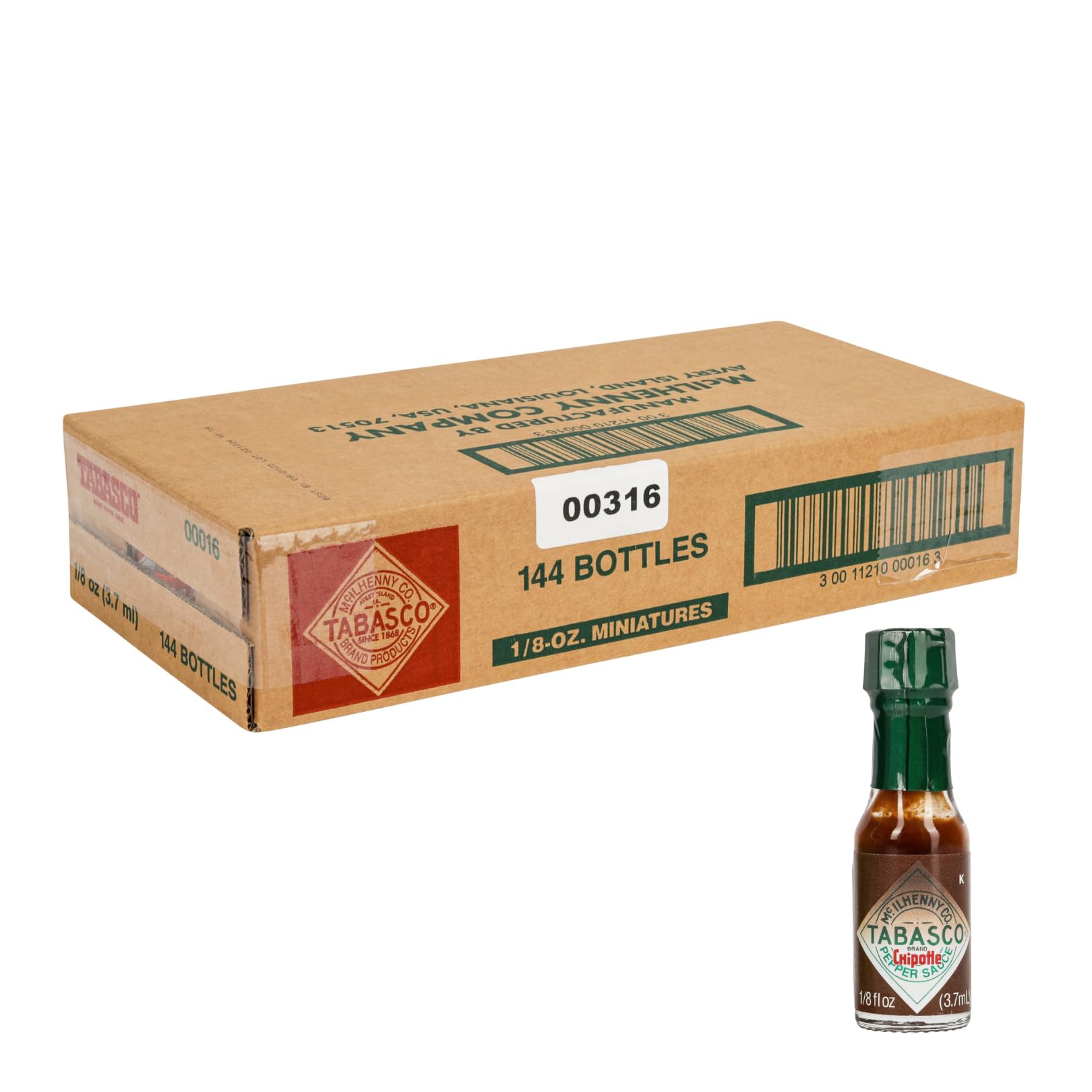 tabasco-green-pepper-sauce-jalape-o-144-x-3-7ml-multipack-mini-bouteilles image 8