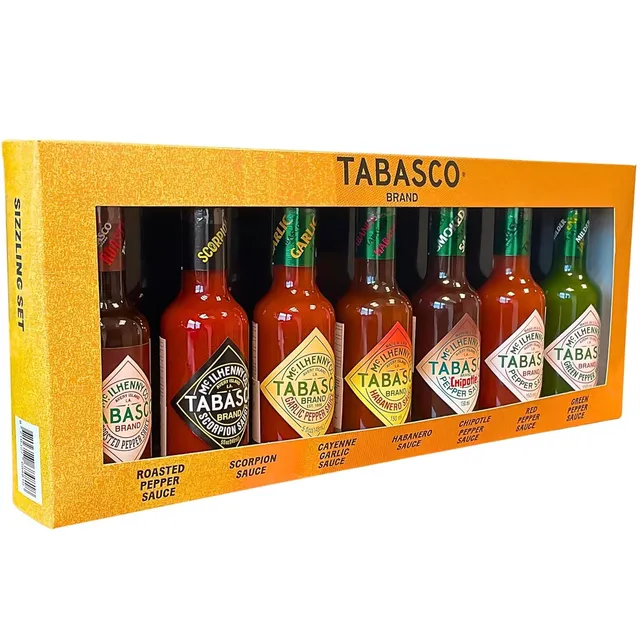 tabasco-sizzling-set-coffret-cadeau-7-sauces-x-148-ml image 1