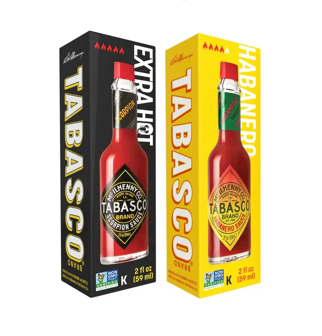 tabasco-duo-intense-2-x-60-ml-scorpion-habanero-sauce-piquante image 1