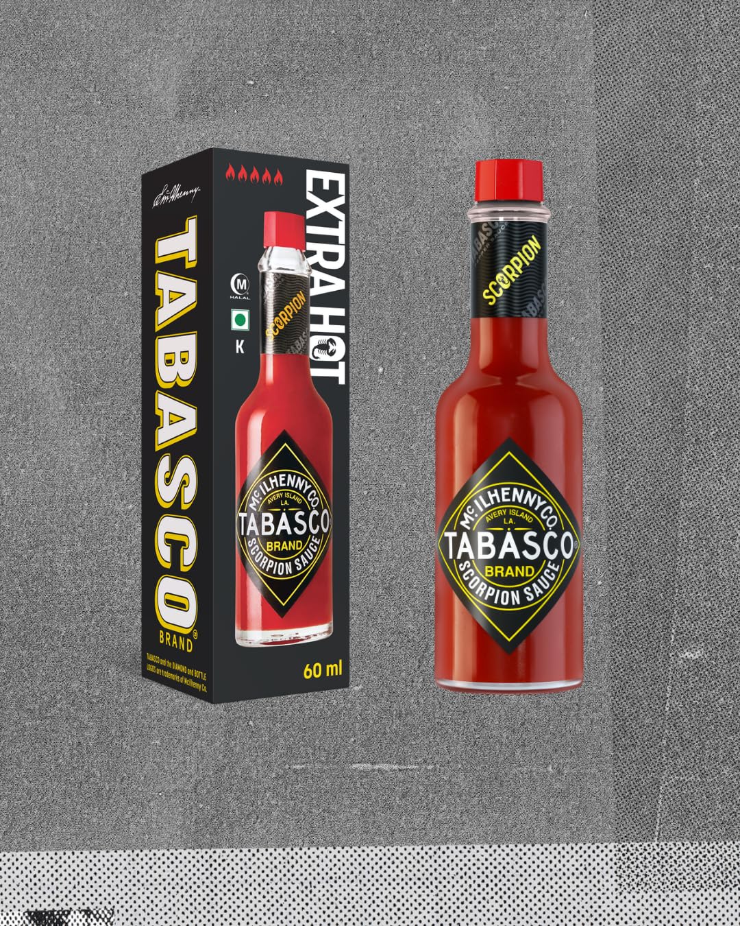 tabasco-sauce-piquante-scorpion-pepper-lot-12-x-60-ml image 2
