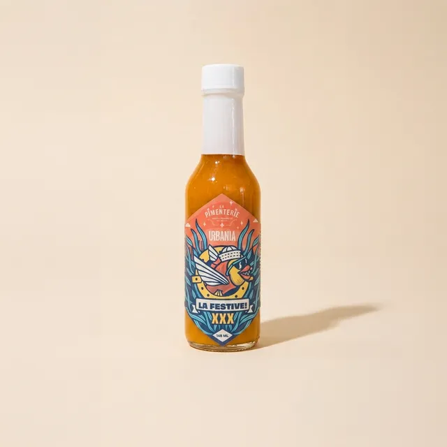 la-pimenterie-la-festive-xxx-sauce-extra-forte-scotch-bonnet-et-scorpion-jaune-d image 1