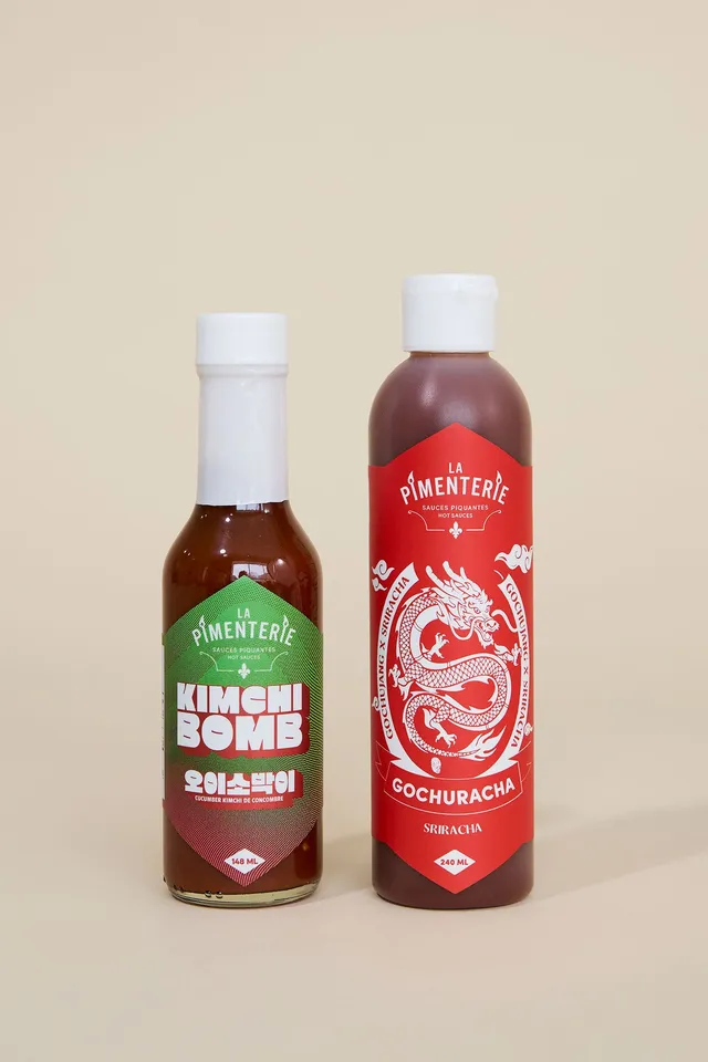 la-pimenterie-duo-kimchi-bomb-x-gochuracha-lot-2-sauces-cor-ennes-ferment-es image 1
