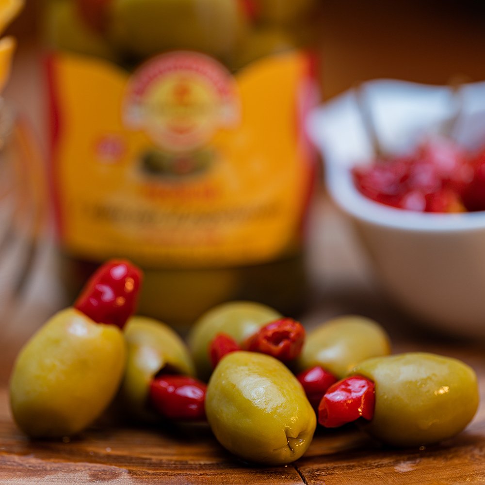 tuttocalabria-piccoliva-olives-vertes-farcies-au-piment-calabrais image 2