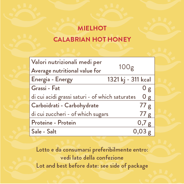 tuttocalabria-mielhot-miel-piquant-au-piment-calabrais-miel-millefiori image 3