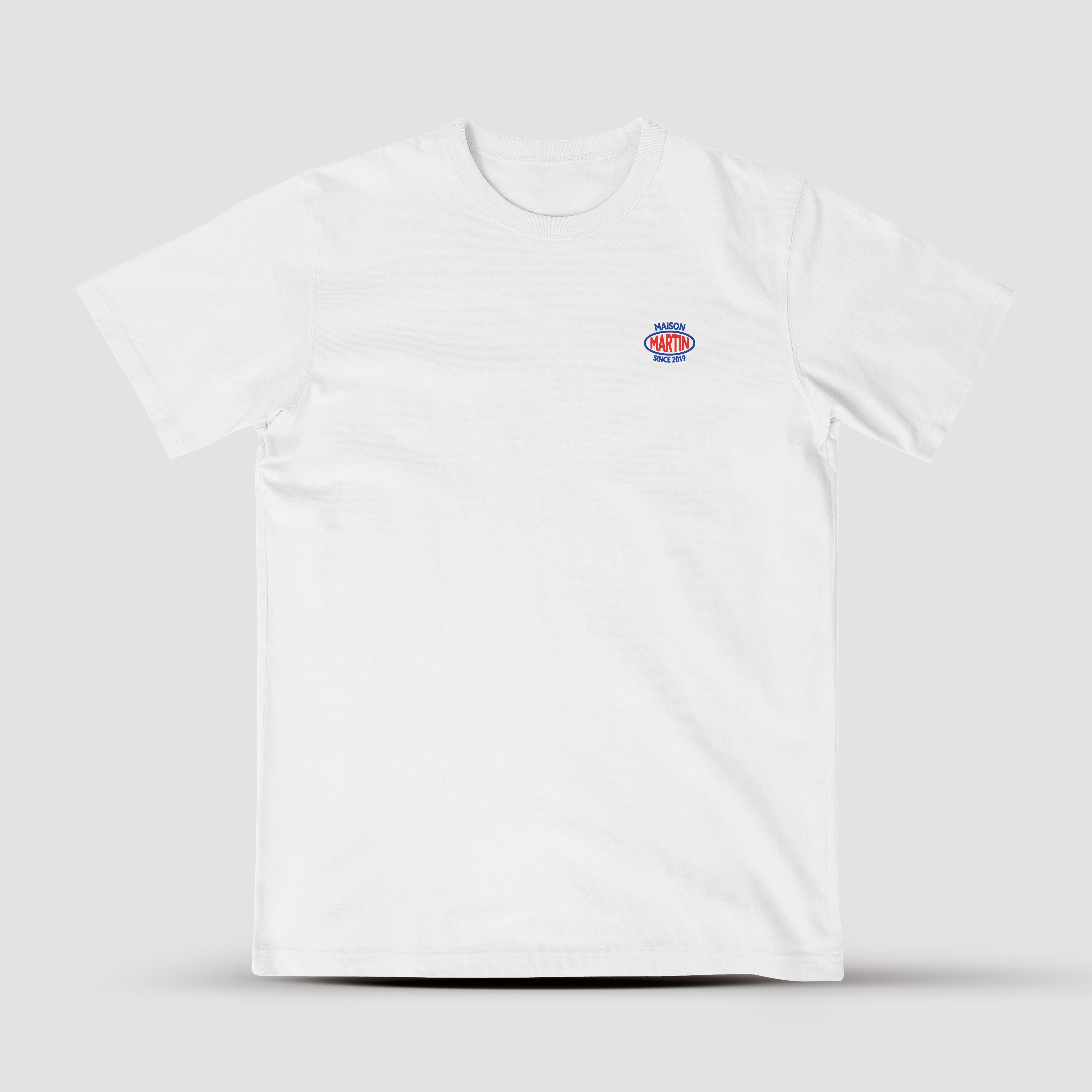 maison-martin-t-shirt-hot-flavor-white-t-shirt-coton-bio-220g image 1