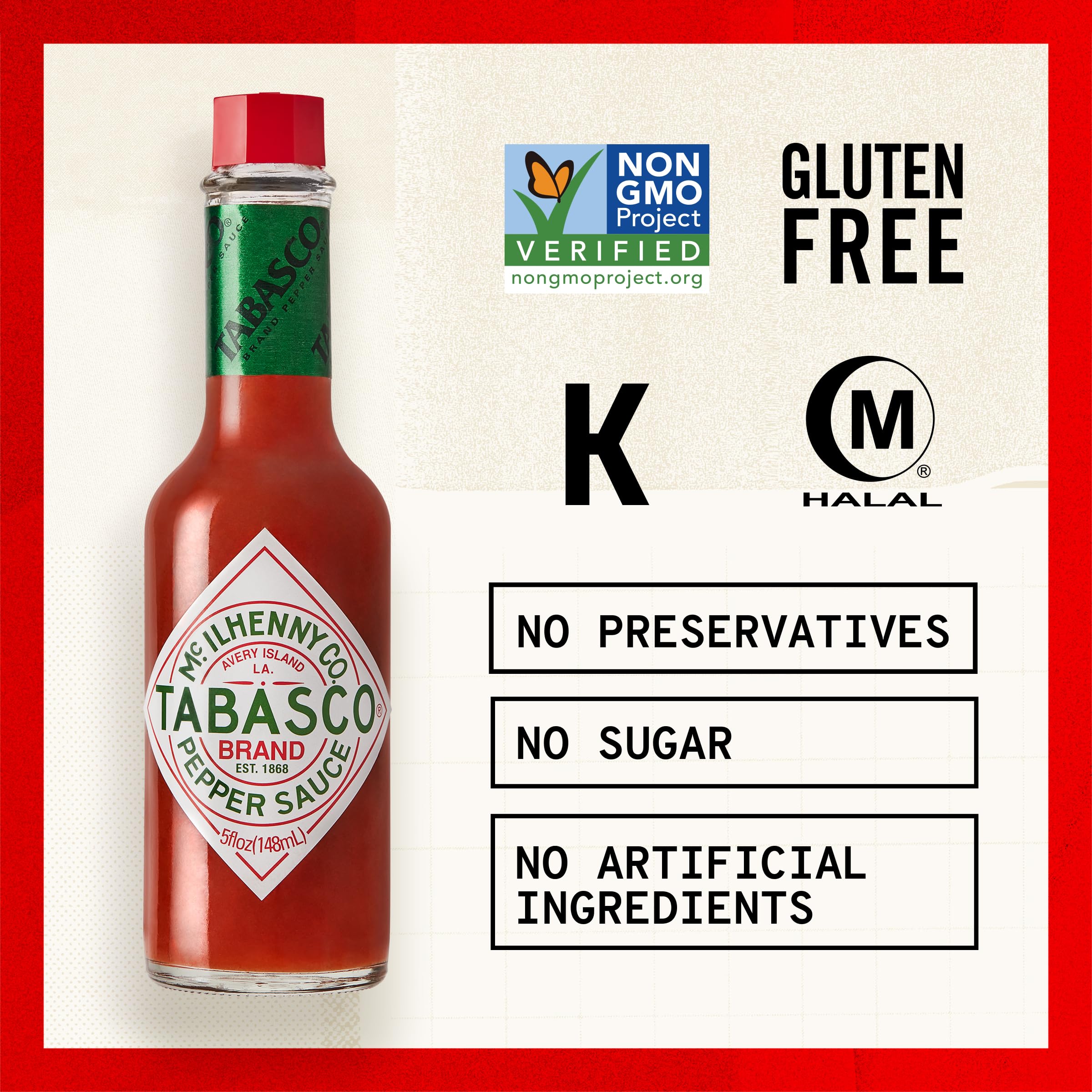 tabasco-original-red-pepper-sauce-150ml-sauce-classique-aux-piments-rouges image 6