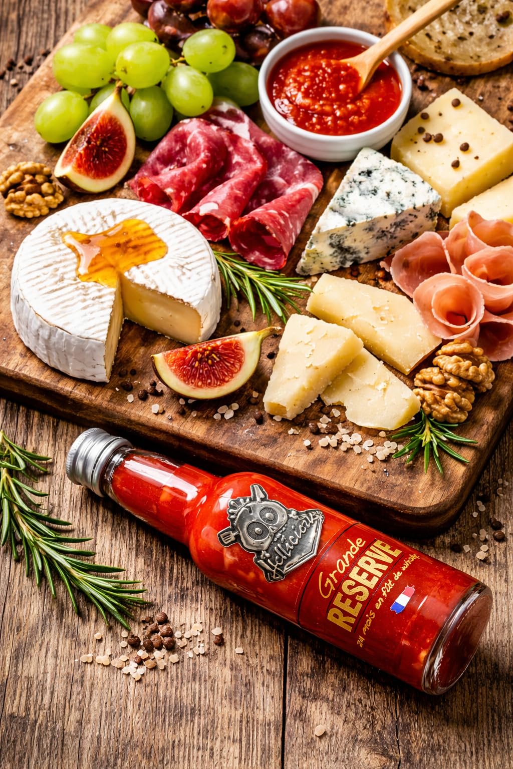 hellicious-grande-r-serve-24-mois-sauce-piquante-habanero-ferment-e-en-f-t-de-wh image 2