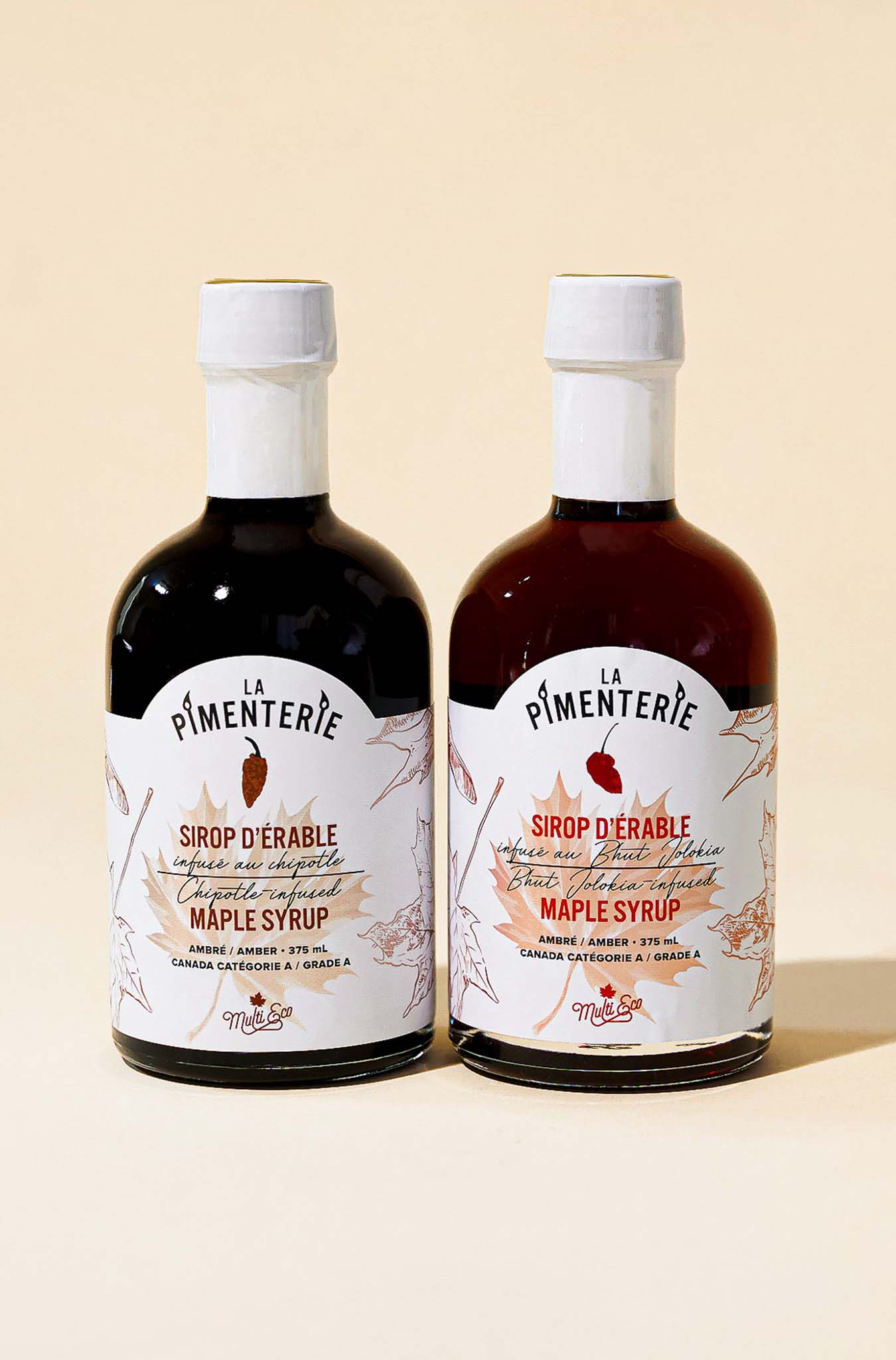 la-pimenterie-duo-sirops-d-rable-bhut-jolokia-et-chipotle image 1