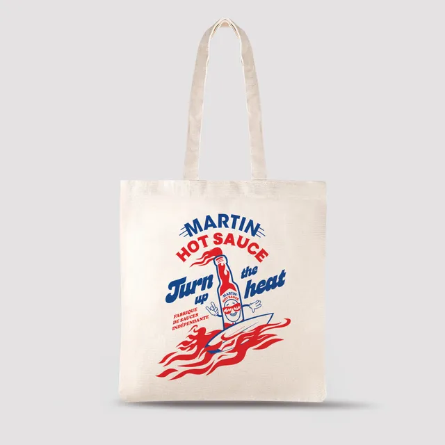 maison-martin-tote-bag-hot-sauce-sac-coton-bio-180g-m2 image 1