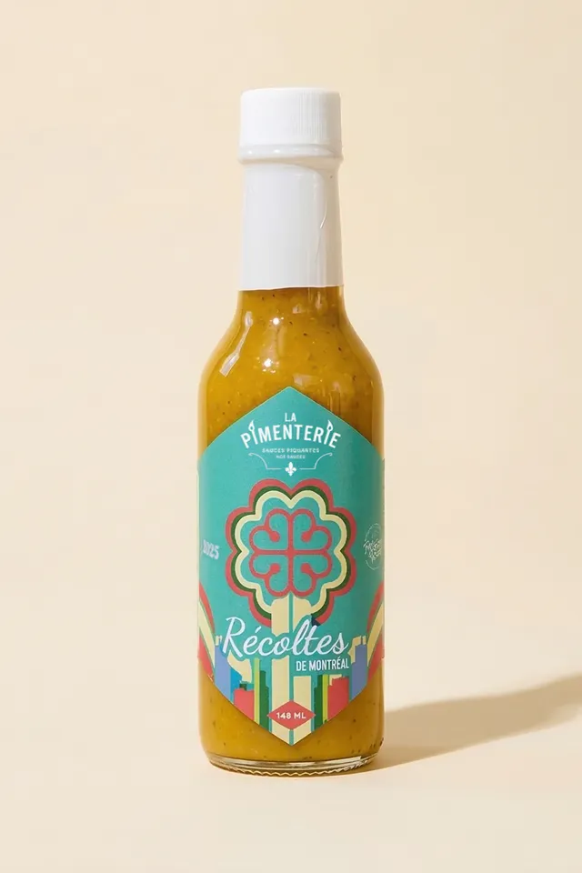 la-pimenterie-r-coltes-de-montr-al-sauce-piquante-artisanale-scotch-bonnet-ginge image 1