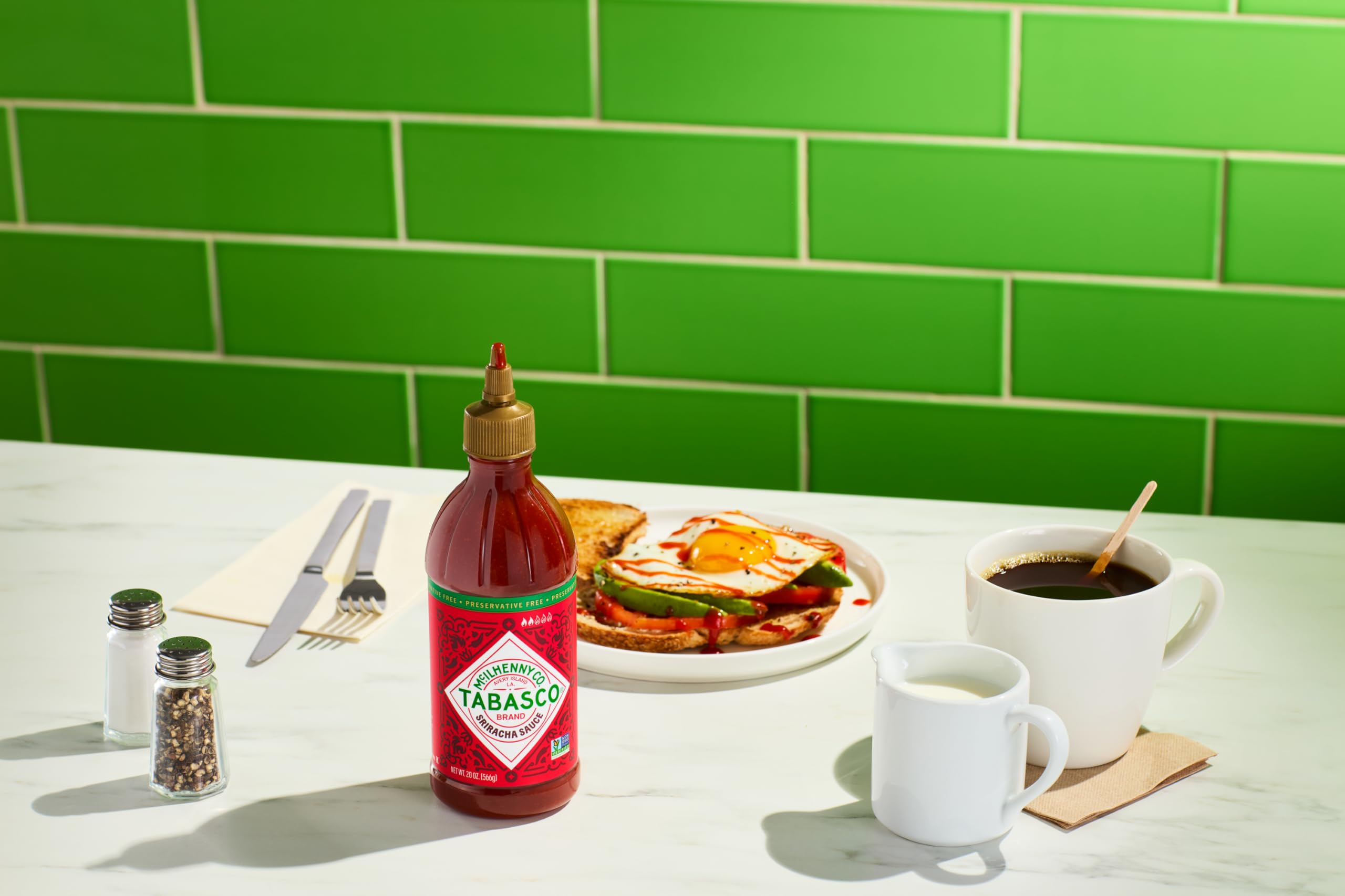 tabasco-sriracha-caddy-6-set-de-6-bouteilles-squeeze-de-sauce-sriracha-tabasco-2 image 2