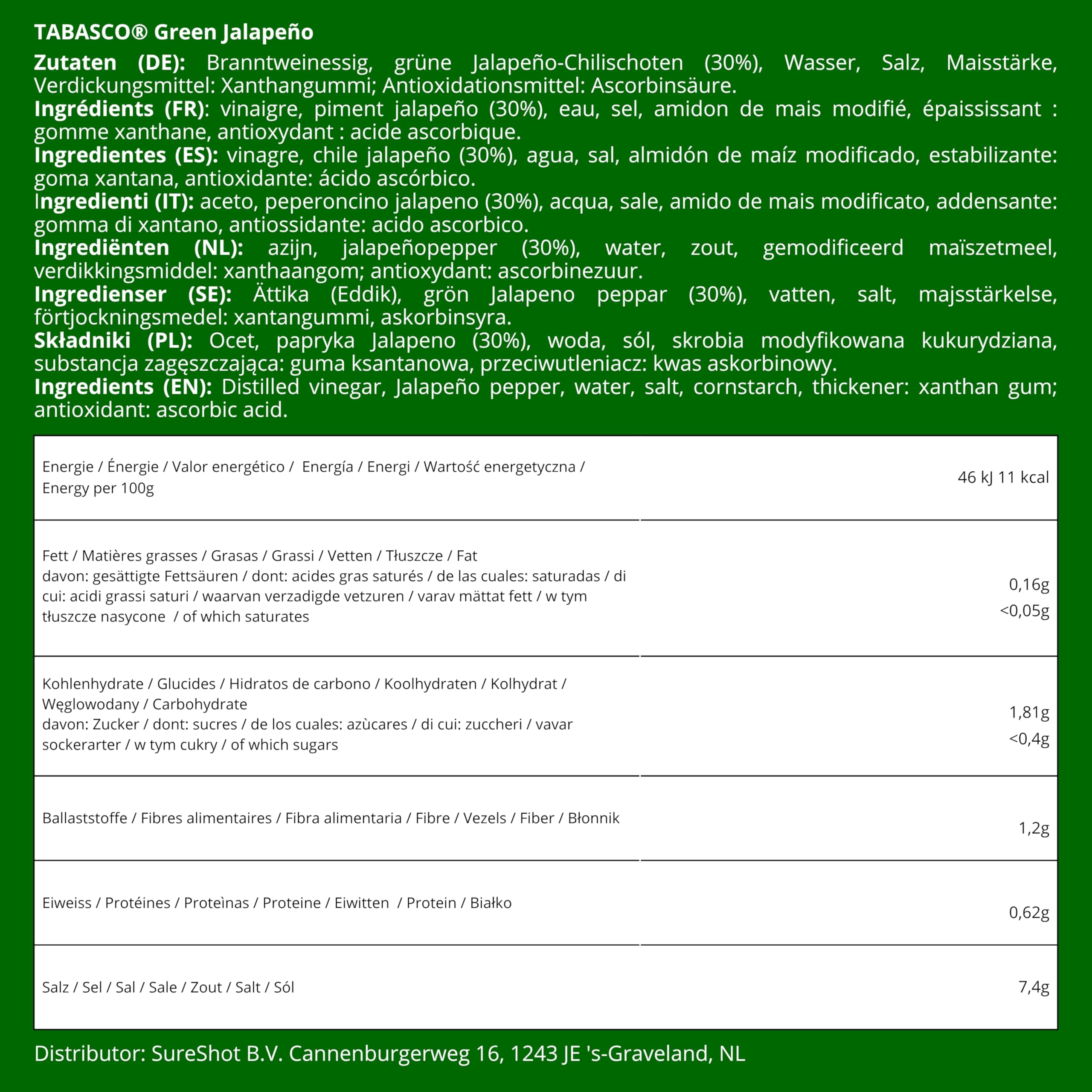 tabasco-sauce-jalape-o-verte-pack-12-x-60-ml image 2