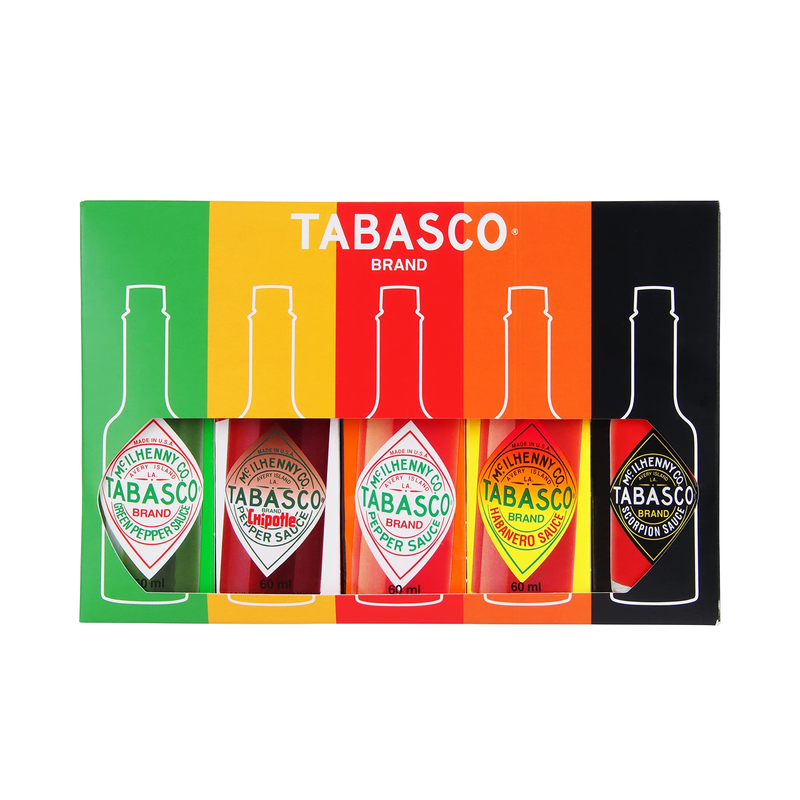 tabasco-coffret-cadeau-hot-ones-deluxe-5-sauces-piquantes-x-60-ml image 4