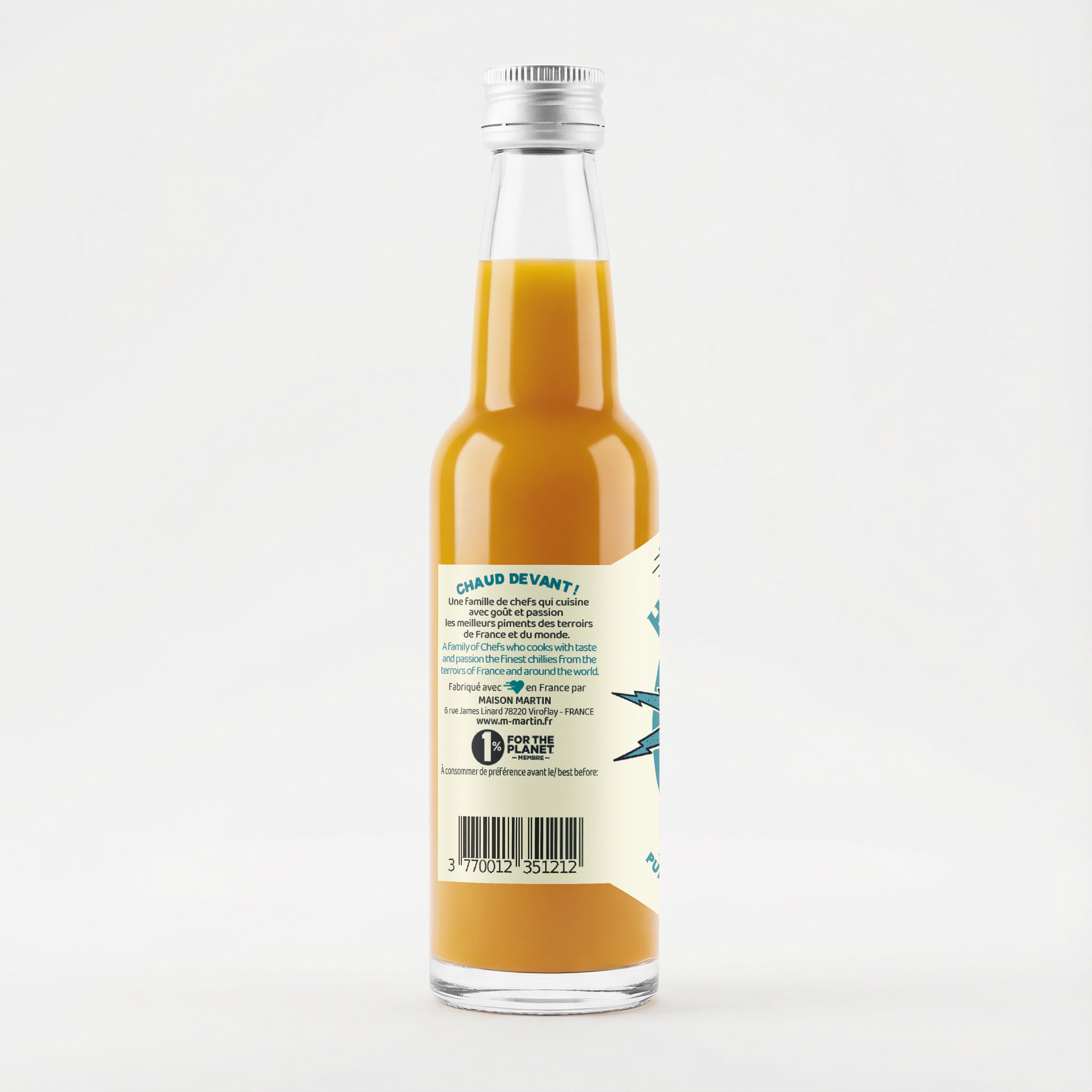 maison-martin-tonnerre-force-8-12-sauce-piquante-pur-habanero-jaune image 3