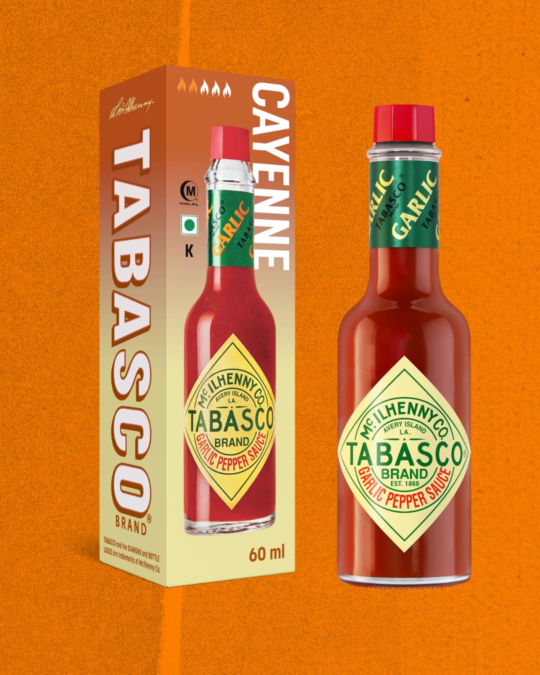 tabasco-garlic-cayenne-sauce-lot-12-x-60-ml-douce-l-ail image 5