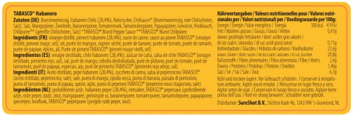 tabasco-duo-intense-2-x-60-ml-scorpion-habanero-sauce-piquante image 7