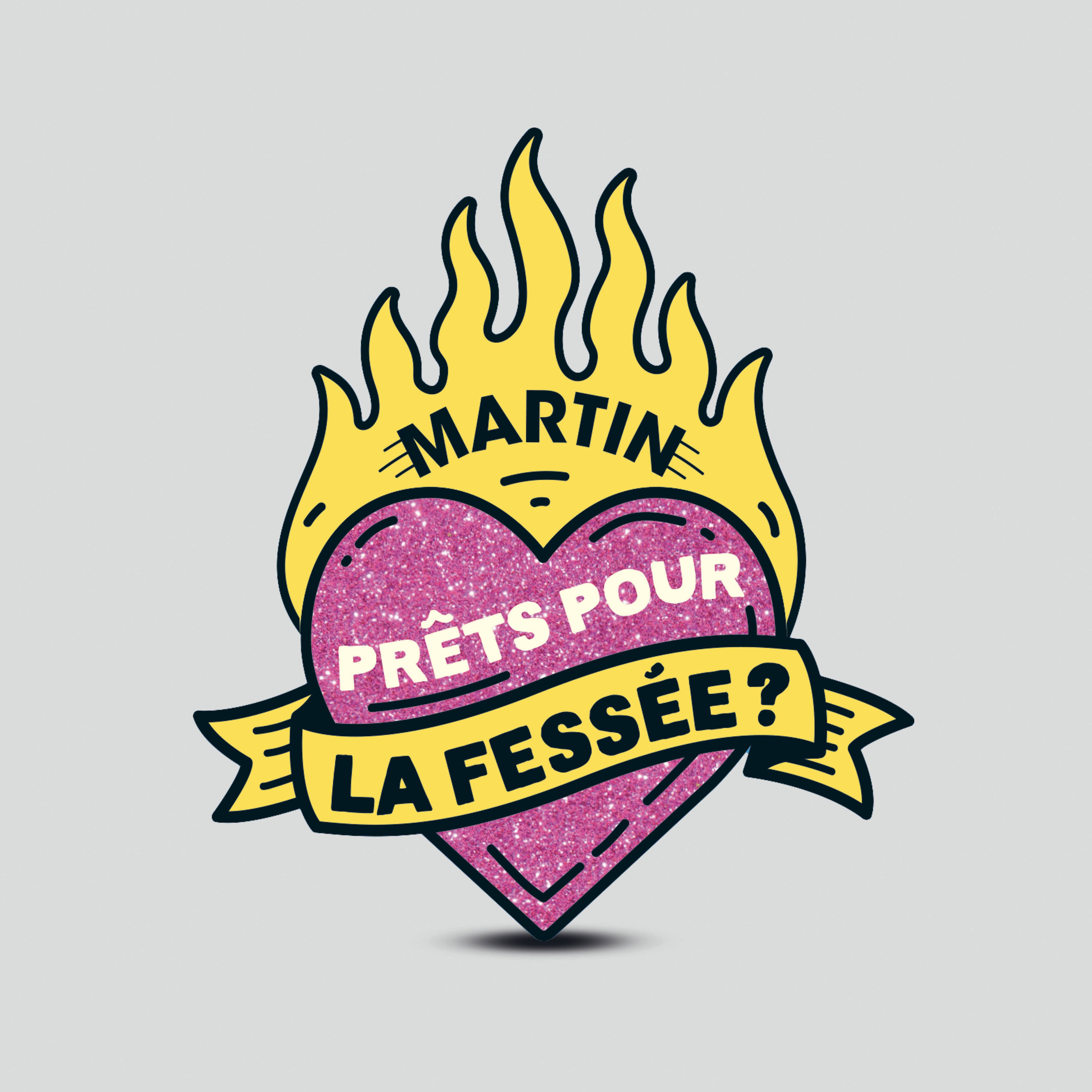 maison-martin-sticker-la-fess-e-90x100mm-autocollant-collector image 1