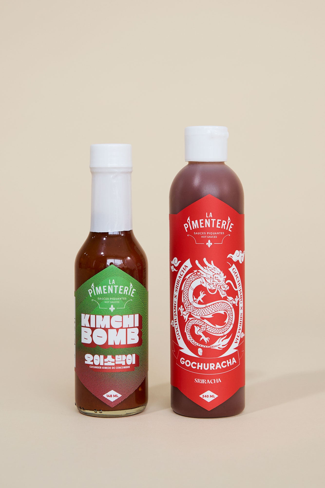 la-pimenterie-duo-kimchi-bomb-x-gochuracha-lot-2-sauces-cor-ennes-ferment-es image 1