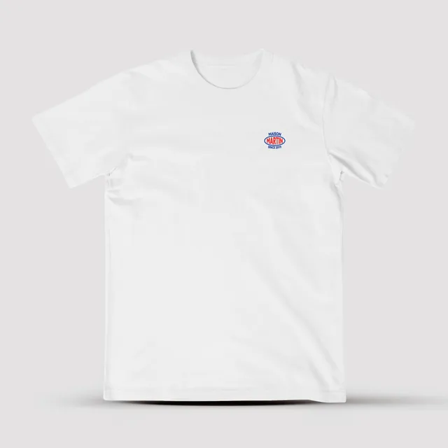 maison-martin-t-shirt-hot-flavor-white-t-shirt-coton-bio-220g image 1