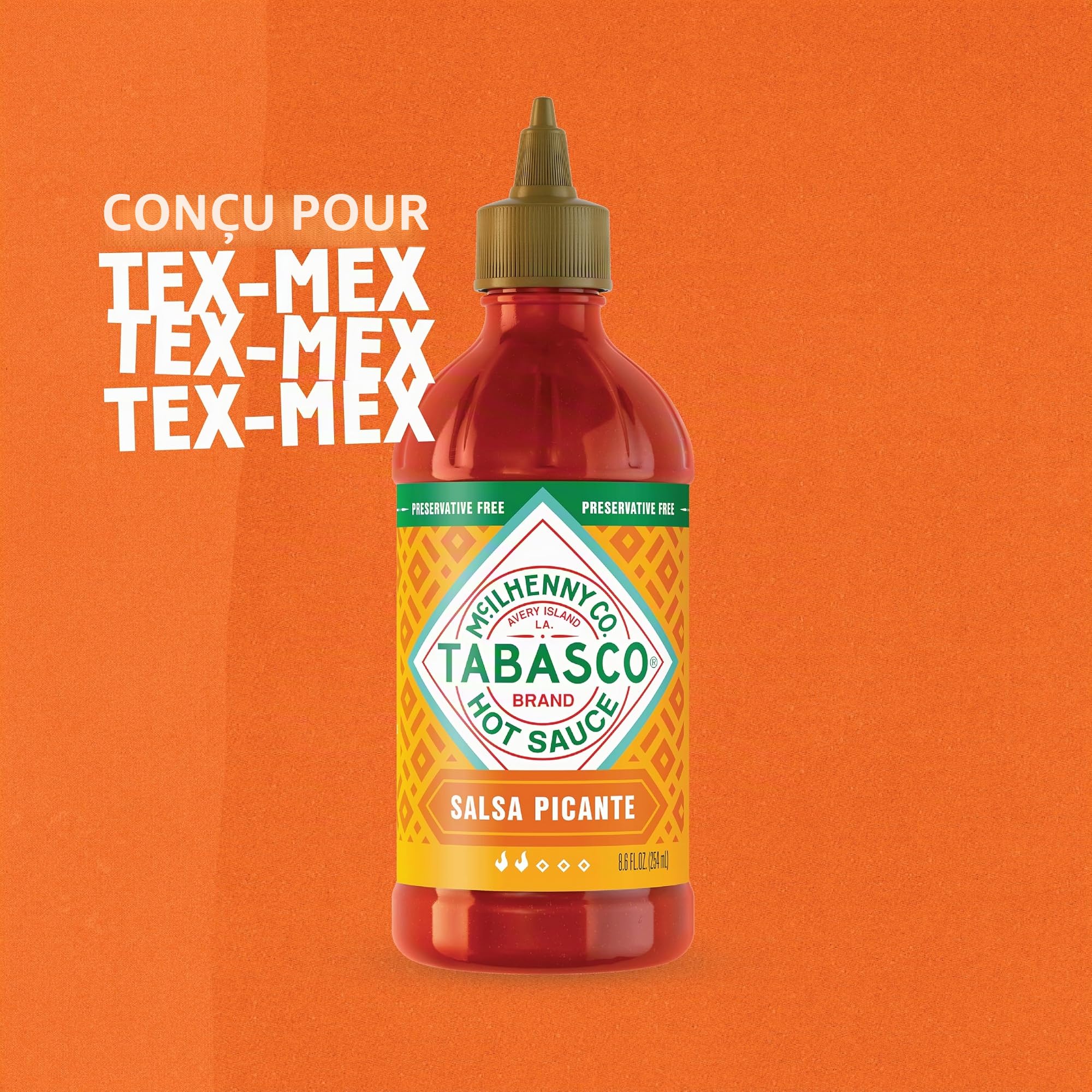 tabasco-salsa-picante-256ml-sauce-paisse-tex-mex-squeeze image 5