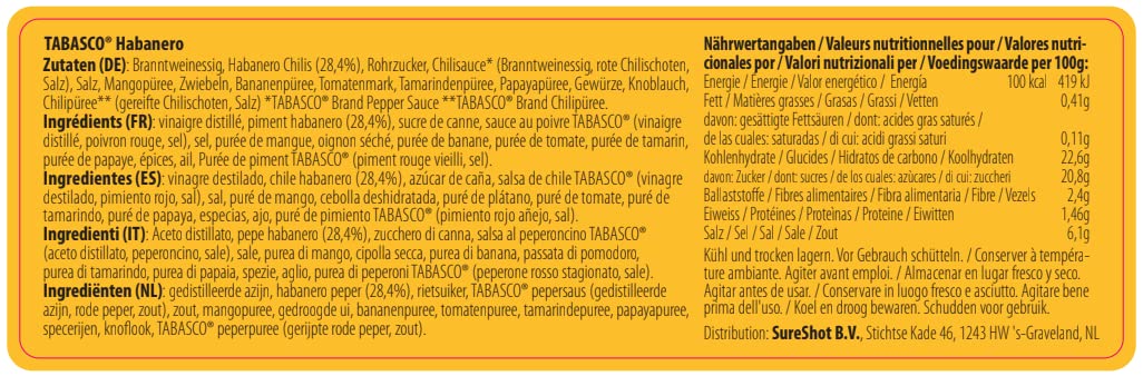 tabasco-duo-intense-2-x-60-ml-scorpion-habanero-sauce-piquante image 2